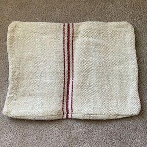 Pottery Barn grain sack pillow cover